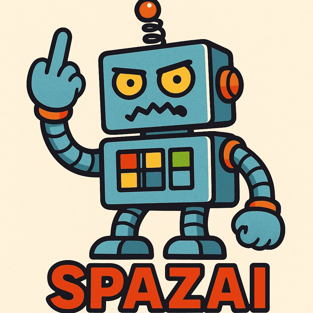 The official logo for SpazAI.com